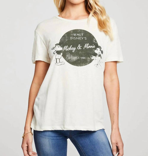 Chaser - MICKEY MOUSE & MINNIE MOUSE RECYCLED VINTAGE TEE