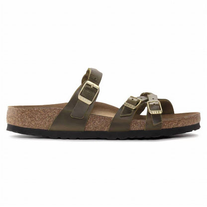 Birkenstock - Women's Franca Braided Oiled Leather Sandals