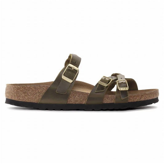 Birkenstock - Women's Franca Braided Oiled Leather Sandals