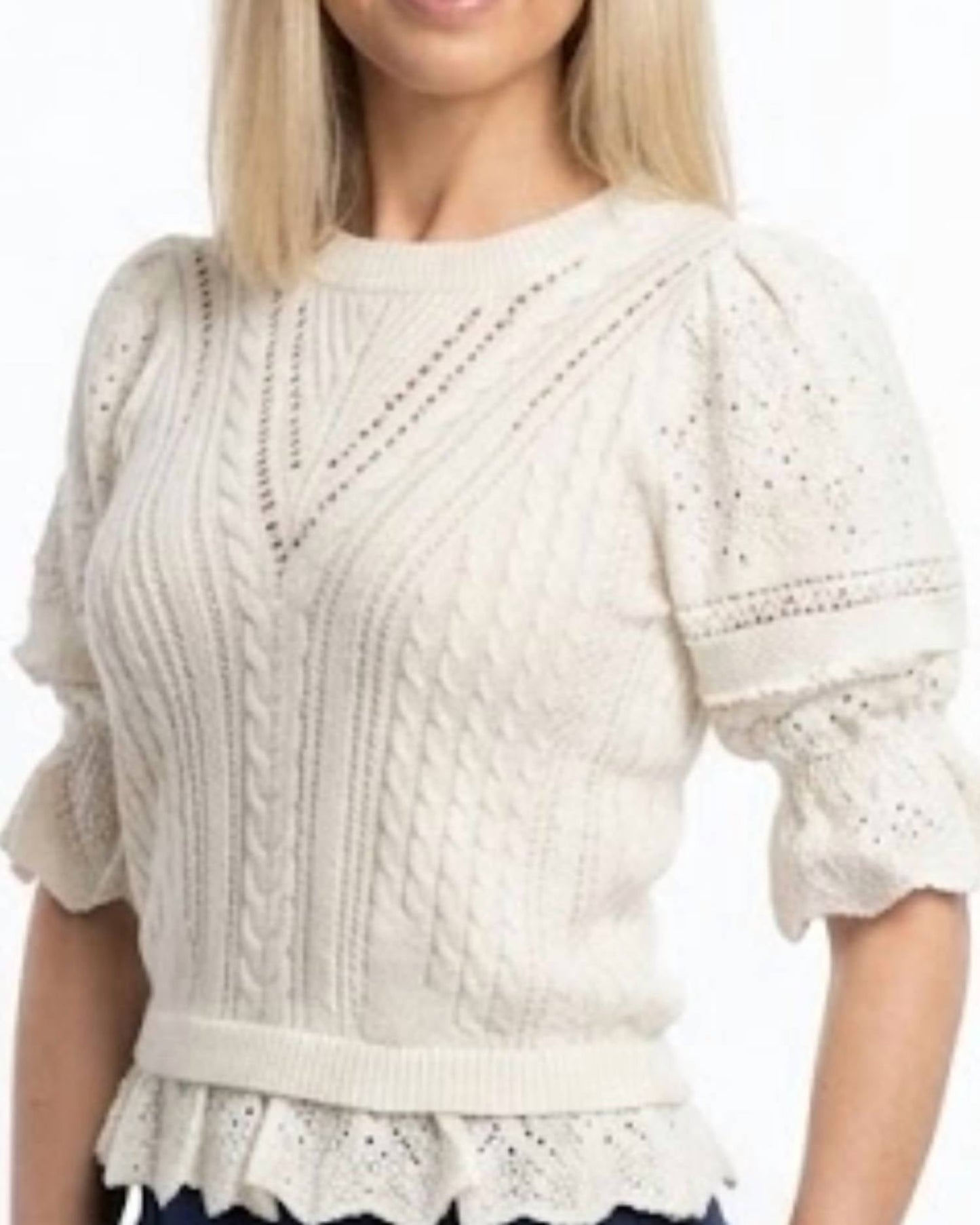 Dear John Denim - Sabine Lace Crochet Sweater