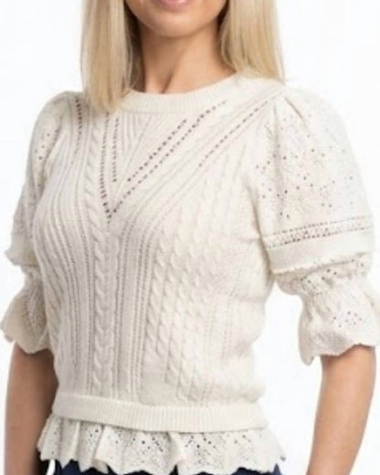 Dear John Denim - Sabine Lace Crochet Sweater