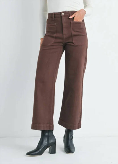 Just Black Denim - Utility Wide Leg Jeans