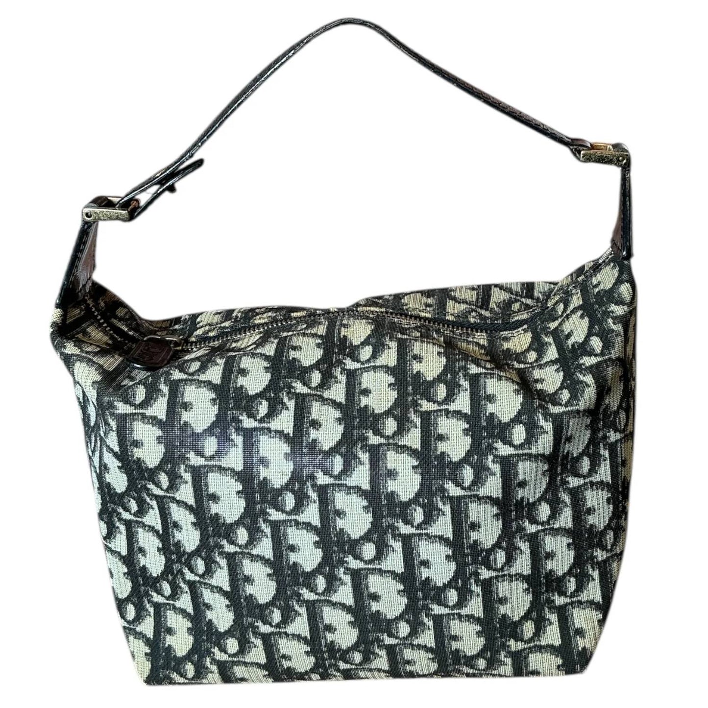 Christian Dior - Women's Vintage Y2k Diorissma Leather Coated Pochette Shoulder Bag