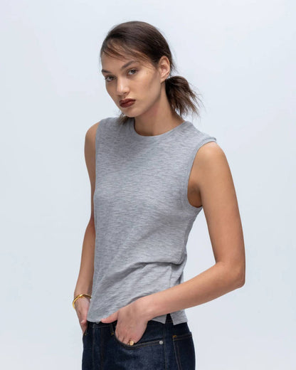 Atm - Slub Jersey Sleeveless Schoolboy Tee