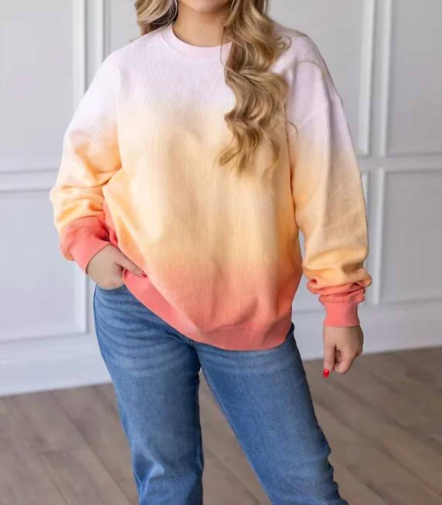 Moon Ryder - Corded Crew Neck Sweatshirt