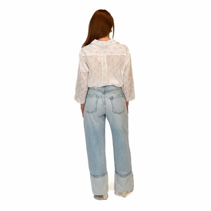 Dawei - Floral Cotton Shirt