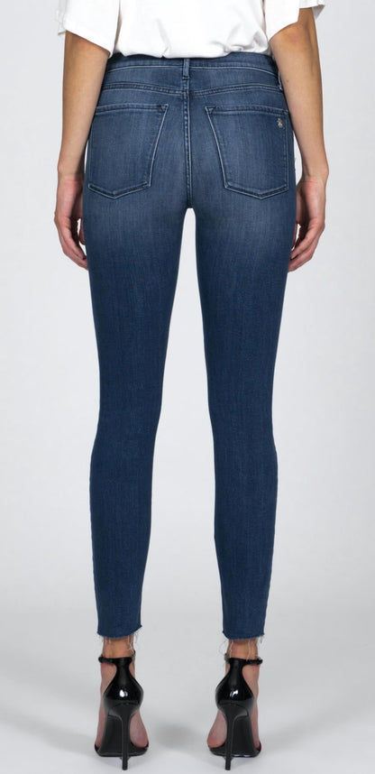 Carmen High Rise Ankle Fray Denim