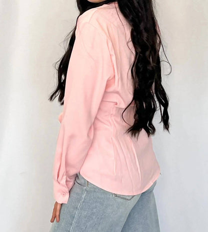 Lucky & Blessed - Long Sleeve Western Button-down Shirt