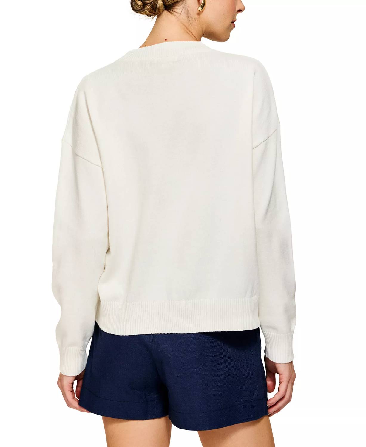Line And Dot - Oyster Motif Sweater