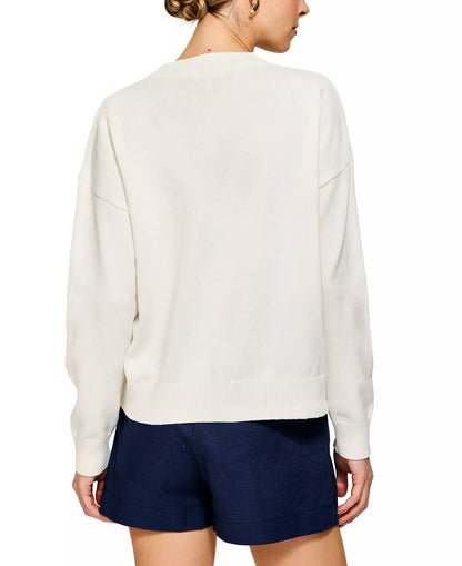 Line And Dot - Oyster Motif Sweater