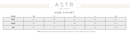 Astr - Aloyse Contrast Gathered Maxi Skirt