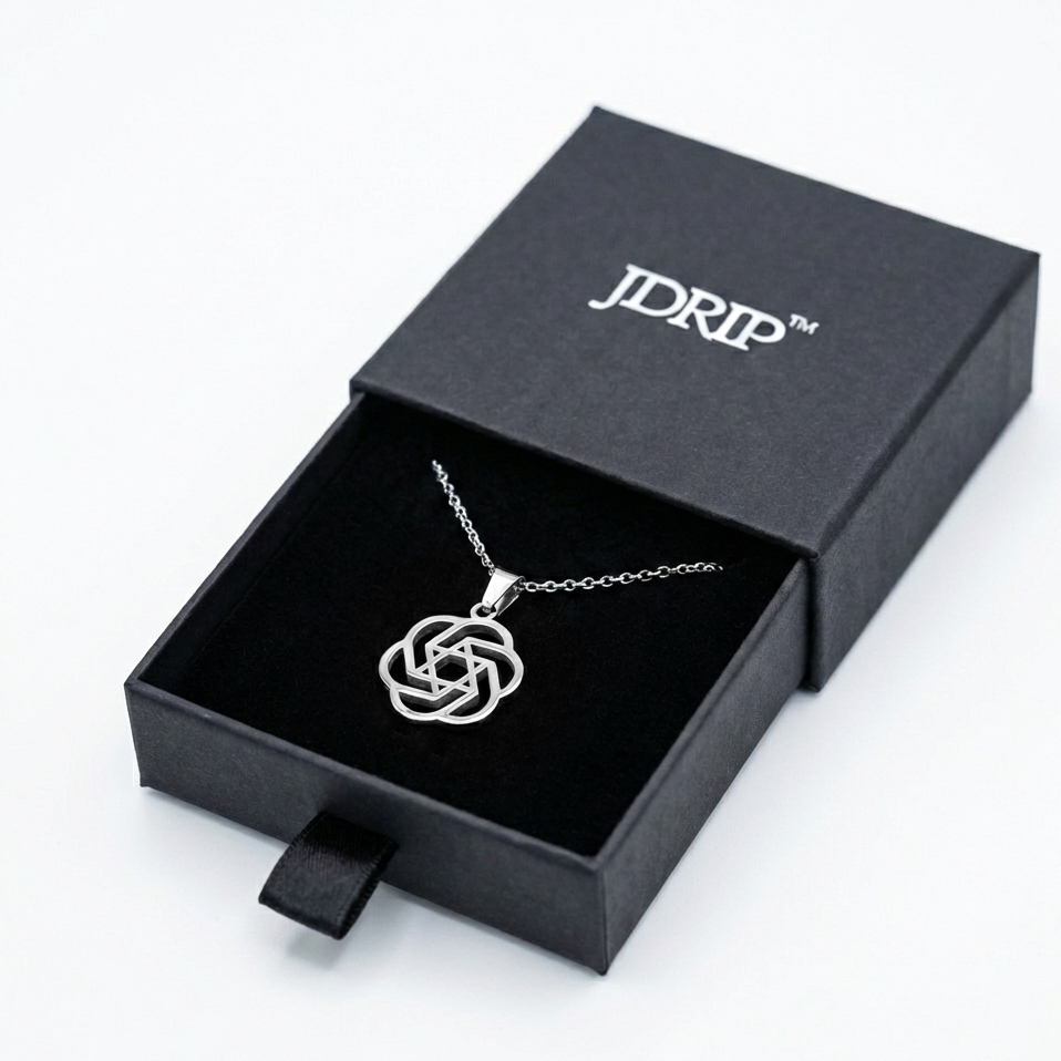 ChatGPT Star of David Necklace Pendant