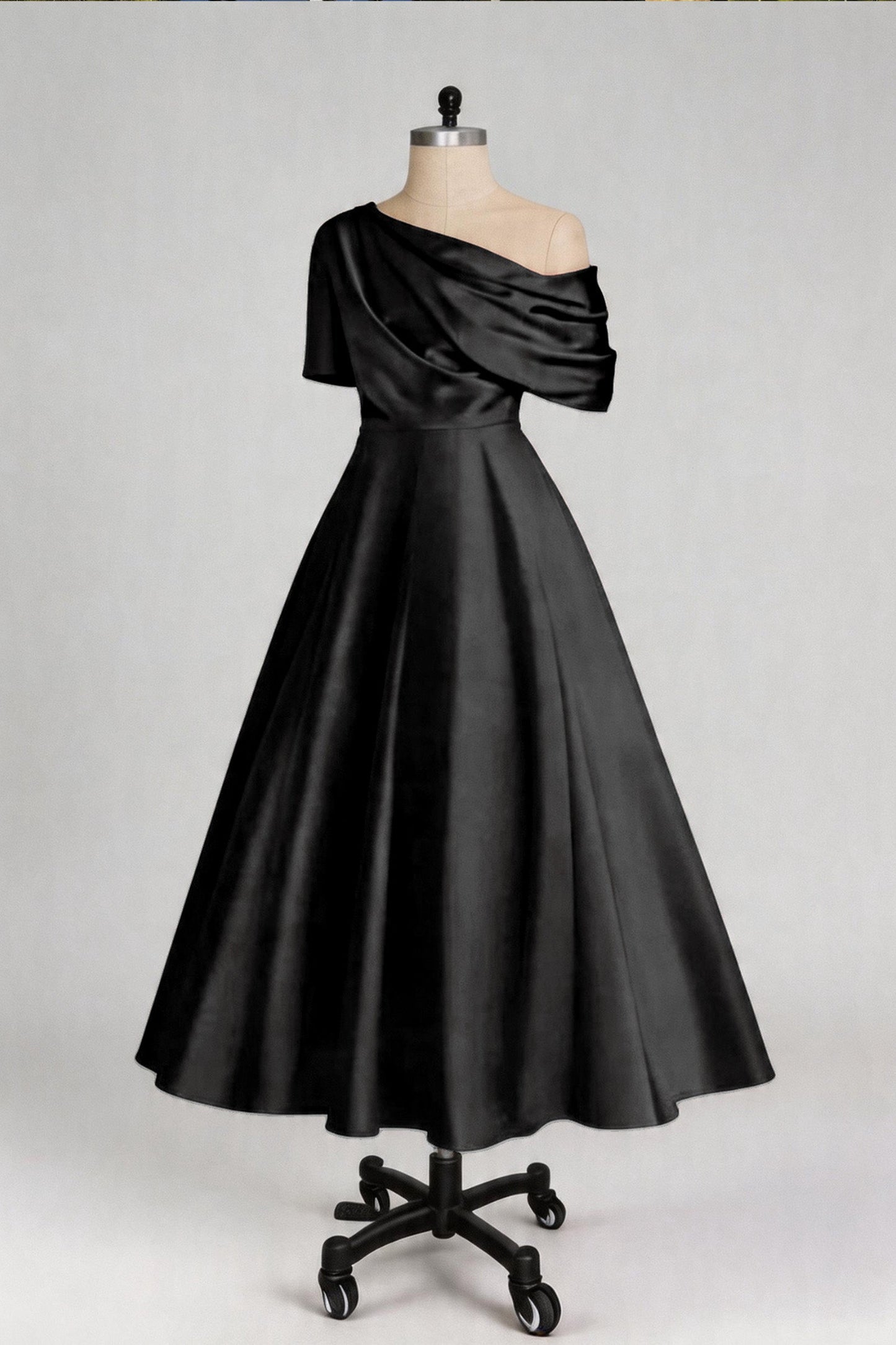 A Line One shoulder Half Sleeve Ankle Length Mother Dresses CM0366