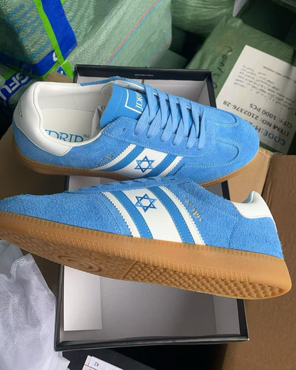 Israel Shoes – Low-Tops (Blue/Gum)