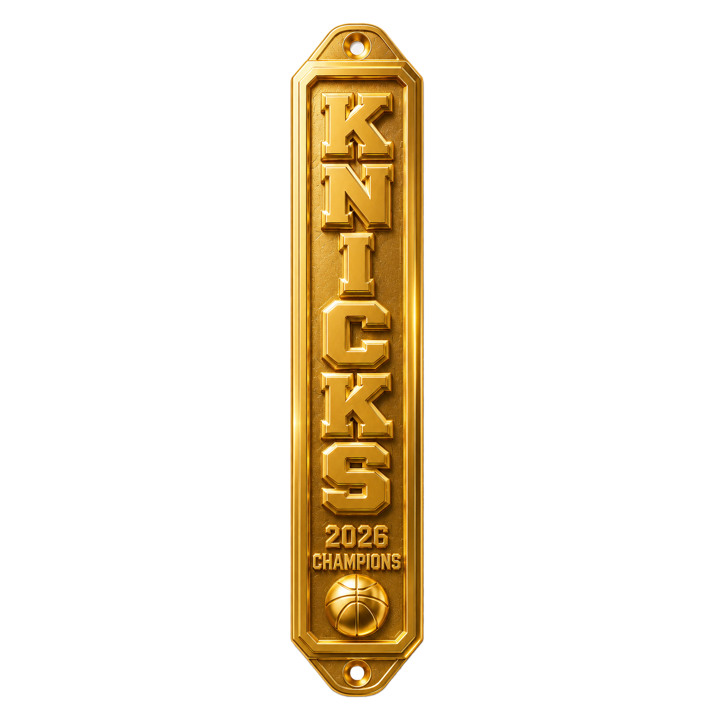 NY Knicks 2026 Championship Mezuzah Cover (Letters) (Limited Pre-Order)