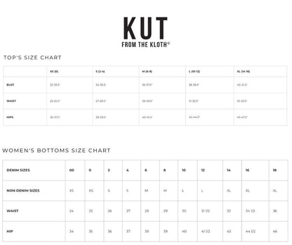 Kut From The Kloth - Gwen High Rise Wide Leg Slouchy Raw Hem Jeans