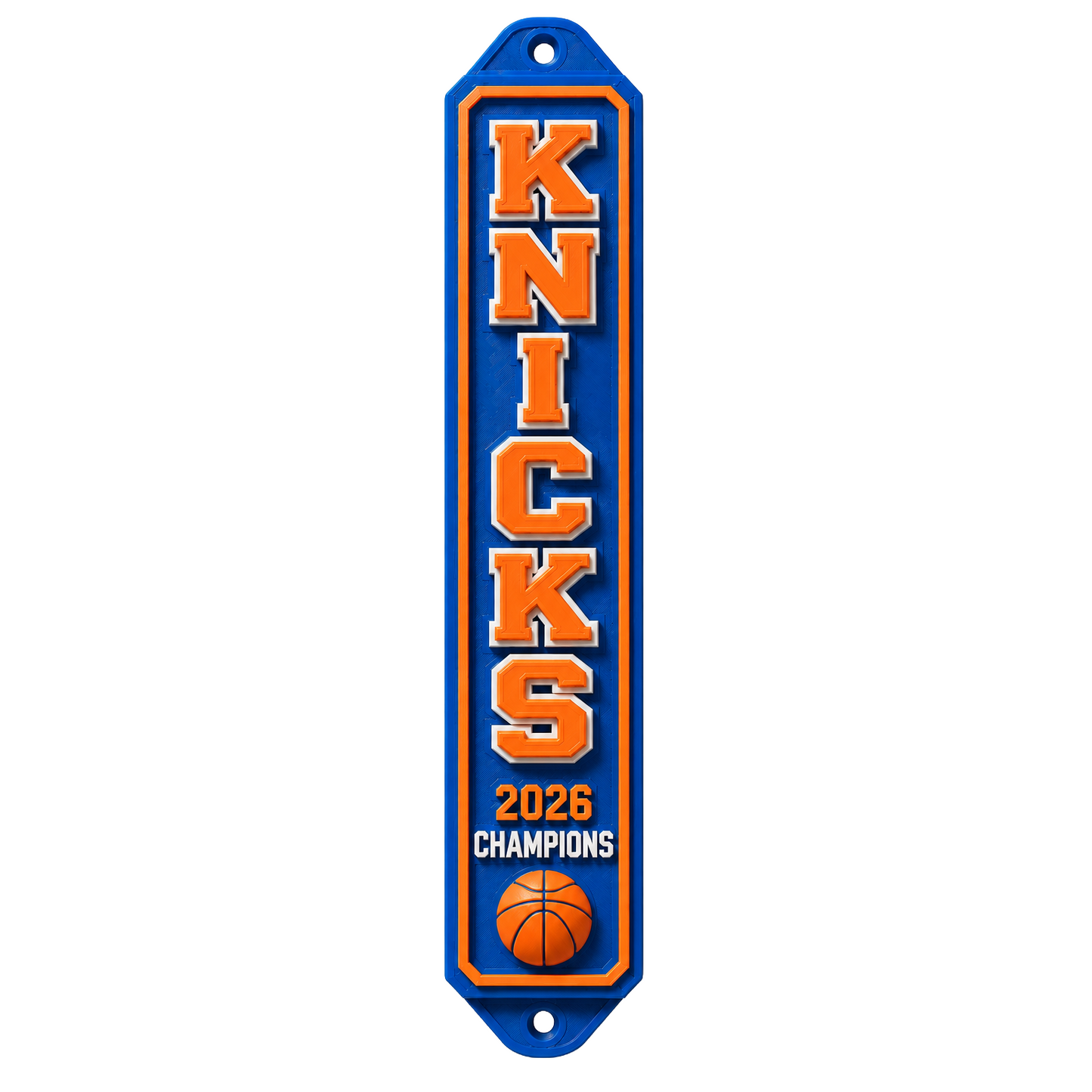 NY Knicks 2026 Championship Mezuzah Cover (Letters) (Limited Pre-Order)