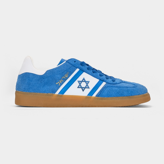 Israel Shoes – Low-Tops (Blue/Gum)