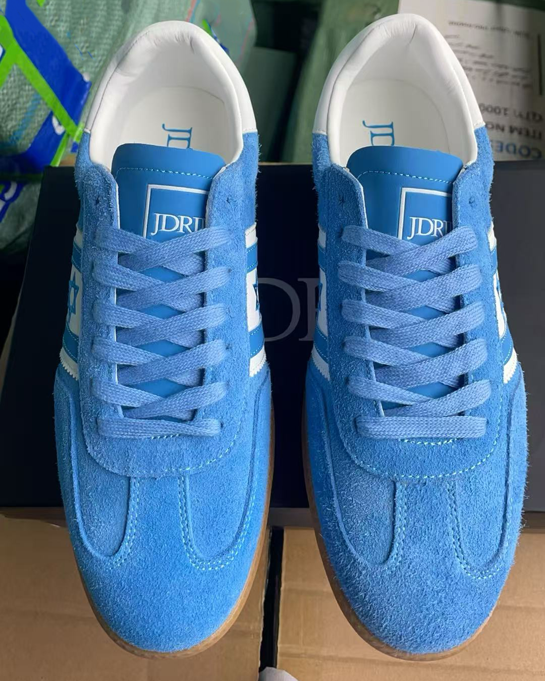 Israel Shoes – Low-Tops (Blue/Gum)