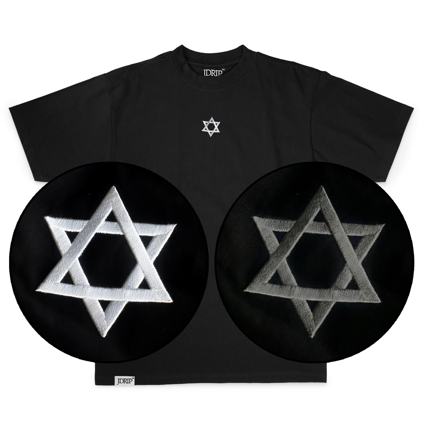 Star of David Tee (Embroidered)