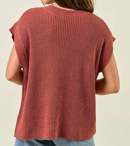 Doe And Rae - Western Horseshoe Sweater Vest