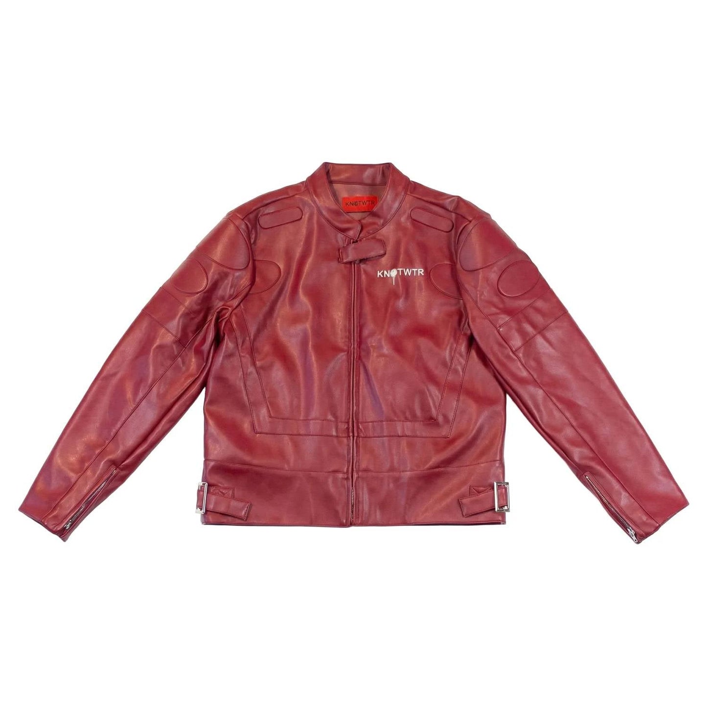Knotwtr - Unisex I’m Worth A Lot Long Sleeve Leather Jacket