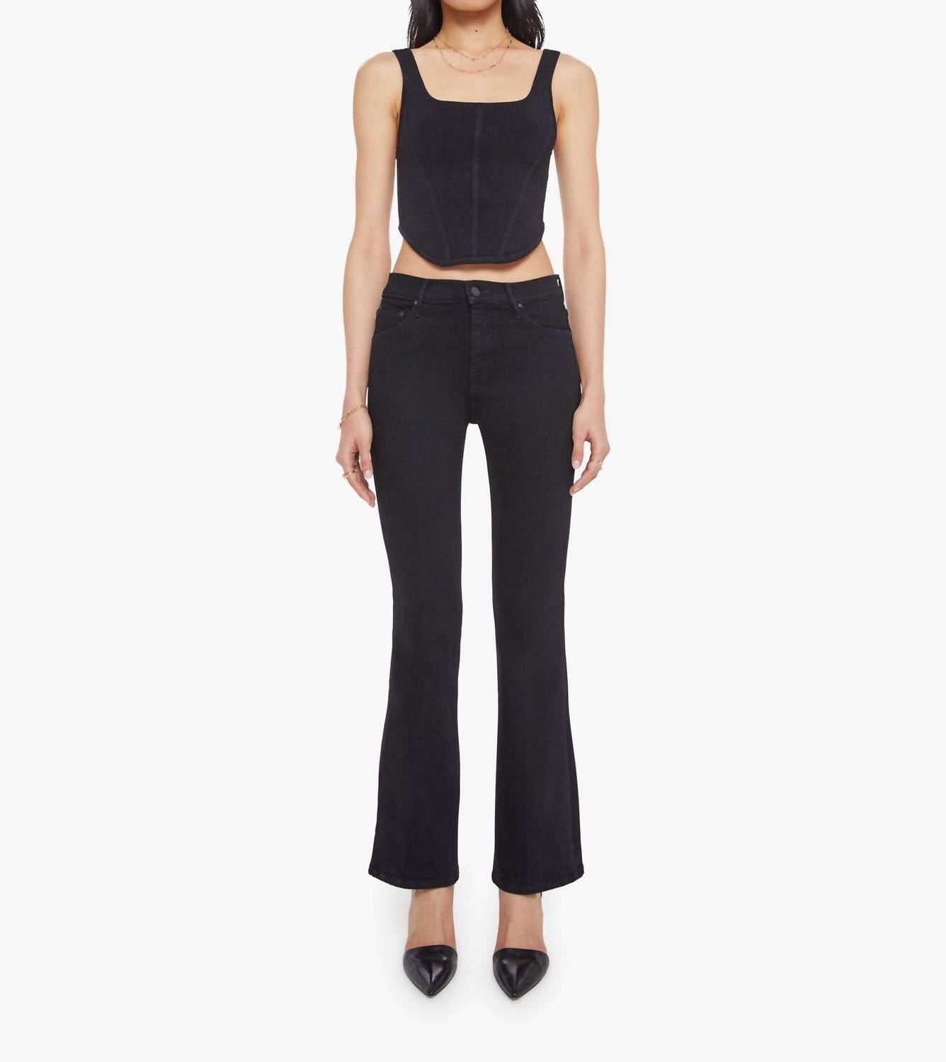 Mother - WEEKENDER FLARED LEG JEANS
