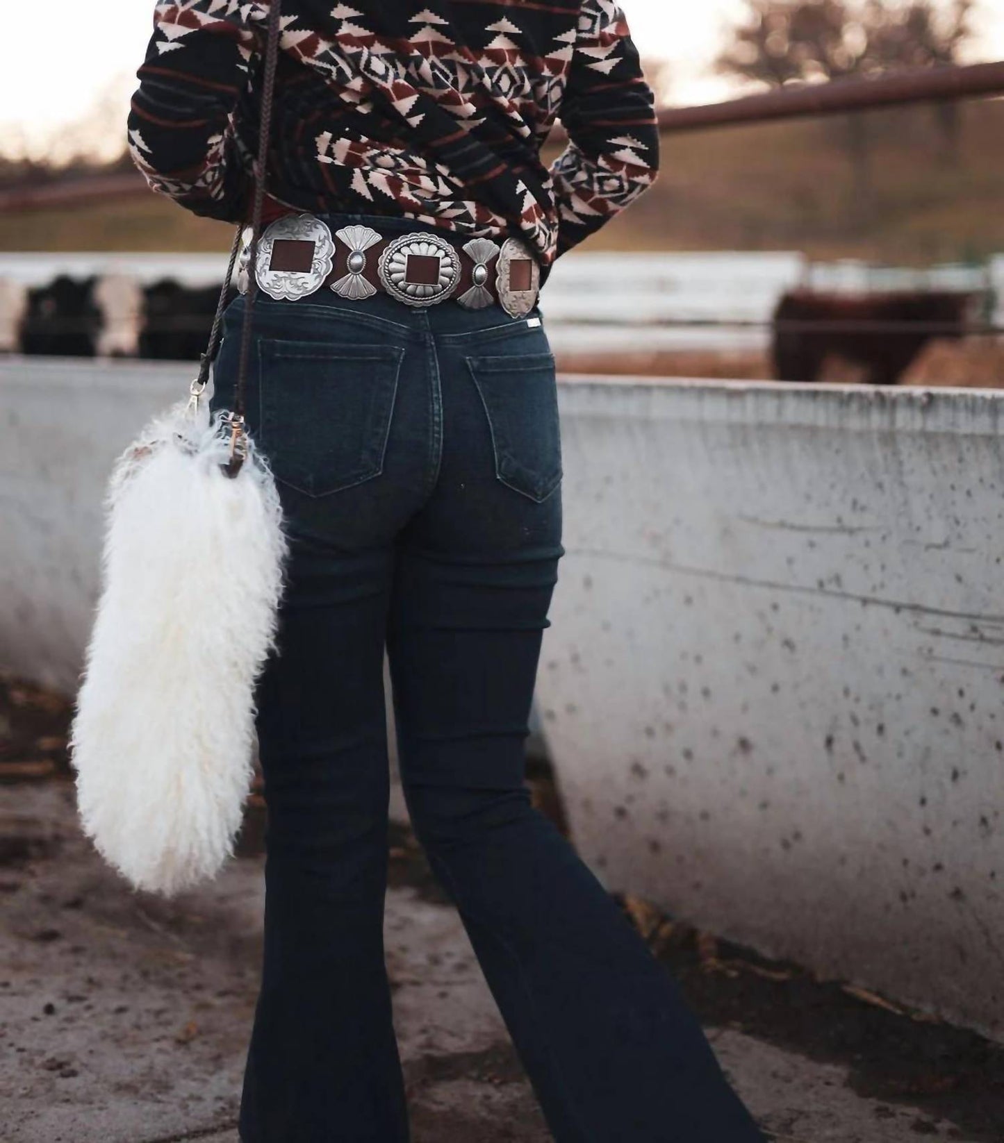Bombom - Calgary Western Open Front Cardigan