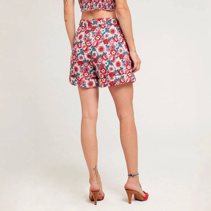 Antik Batik - Blossom Cotton Voile Quilted Shorts