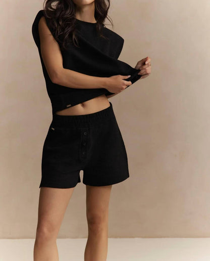 Lune Active - Moon Padded Shoulder Top