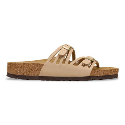 Birkenstock - Women's Granada Nubuck Slide Sandals