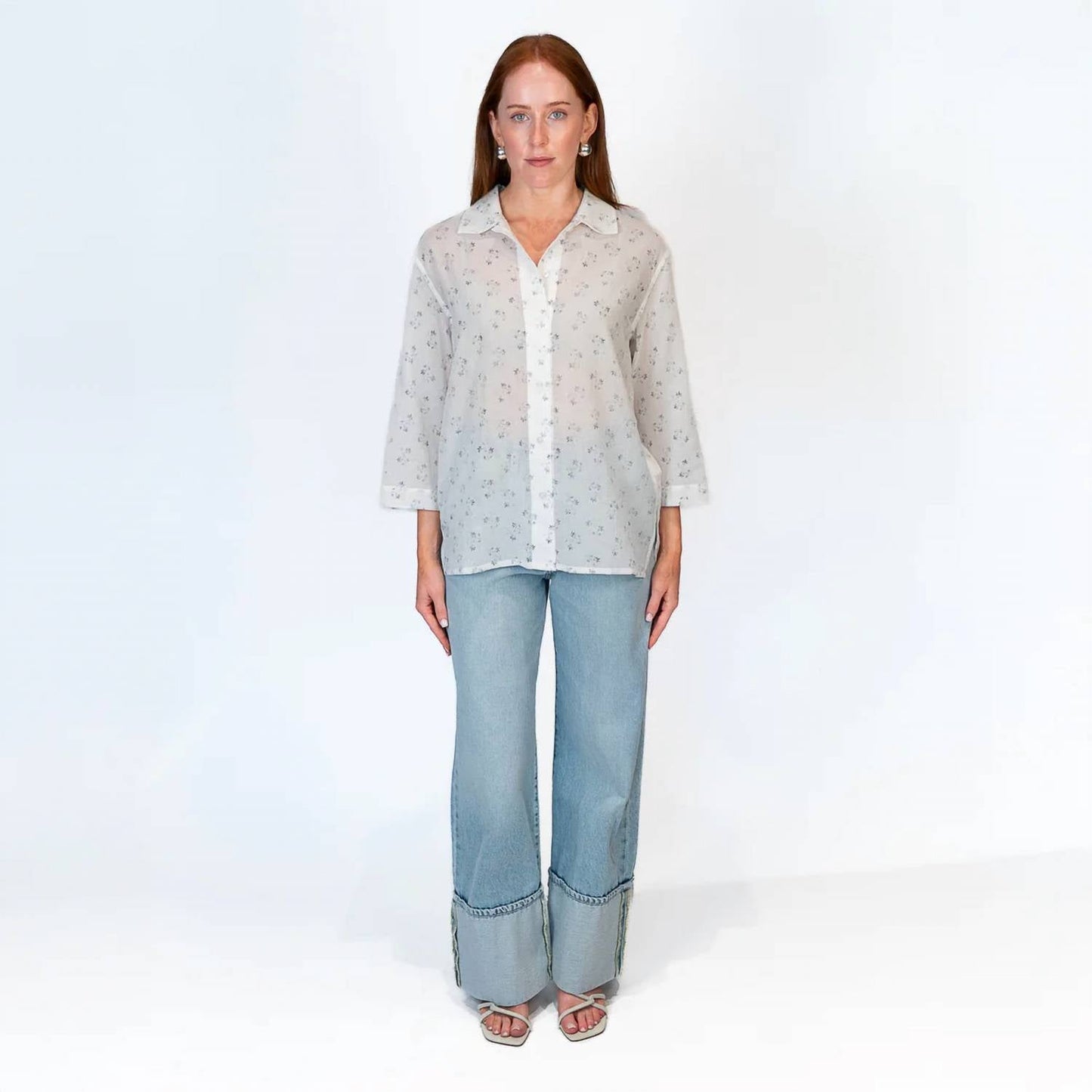 Dawei - Floral Cotton Shirt