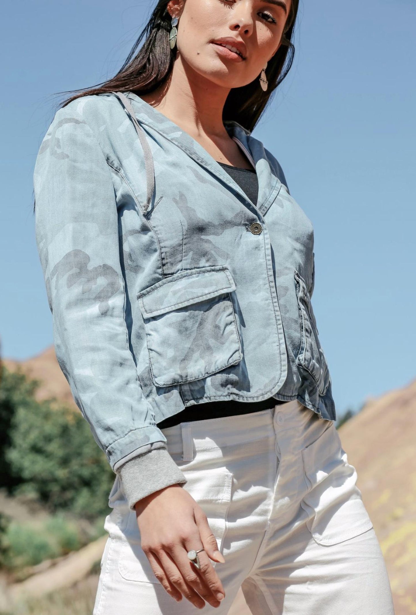 Marrakech - Pamela Hooded Blazer