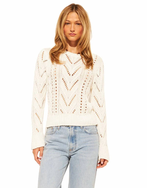 John + Jenn - CILLIAN CABLE TRUMPET SLEEVE SWEATER