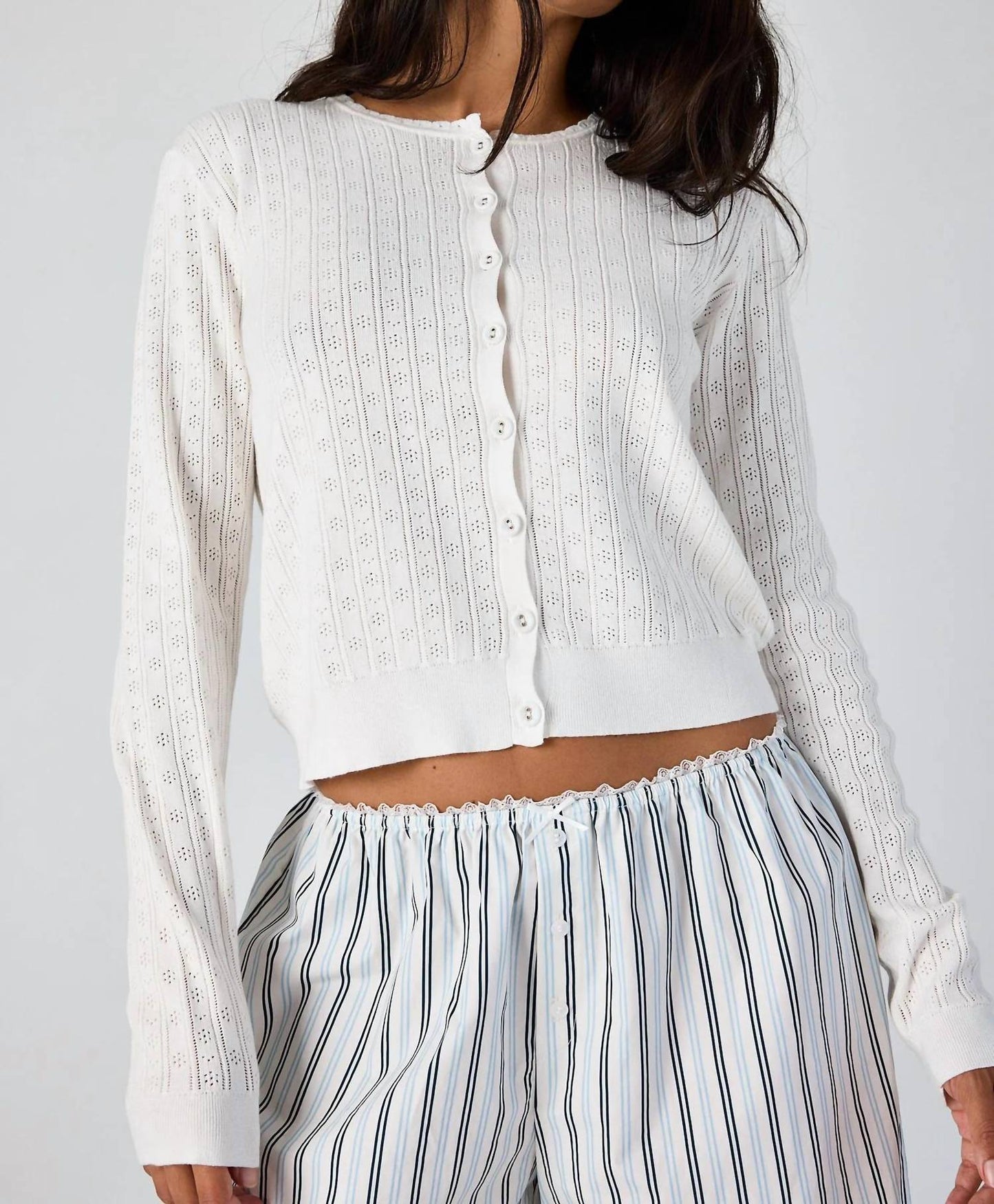 Asher - Pipa Pointelle Cardigan