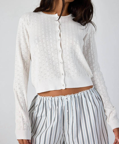 Asher - Pipa Pointelle Cardigan