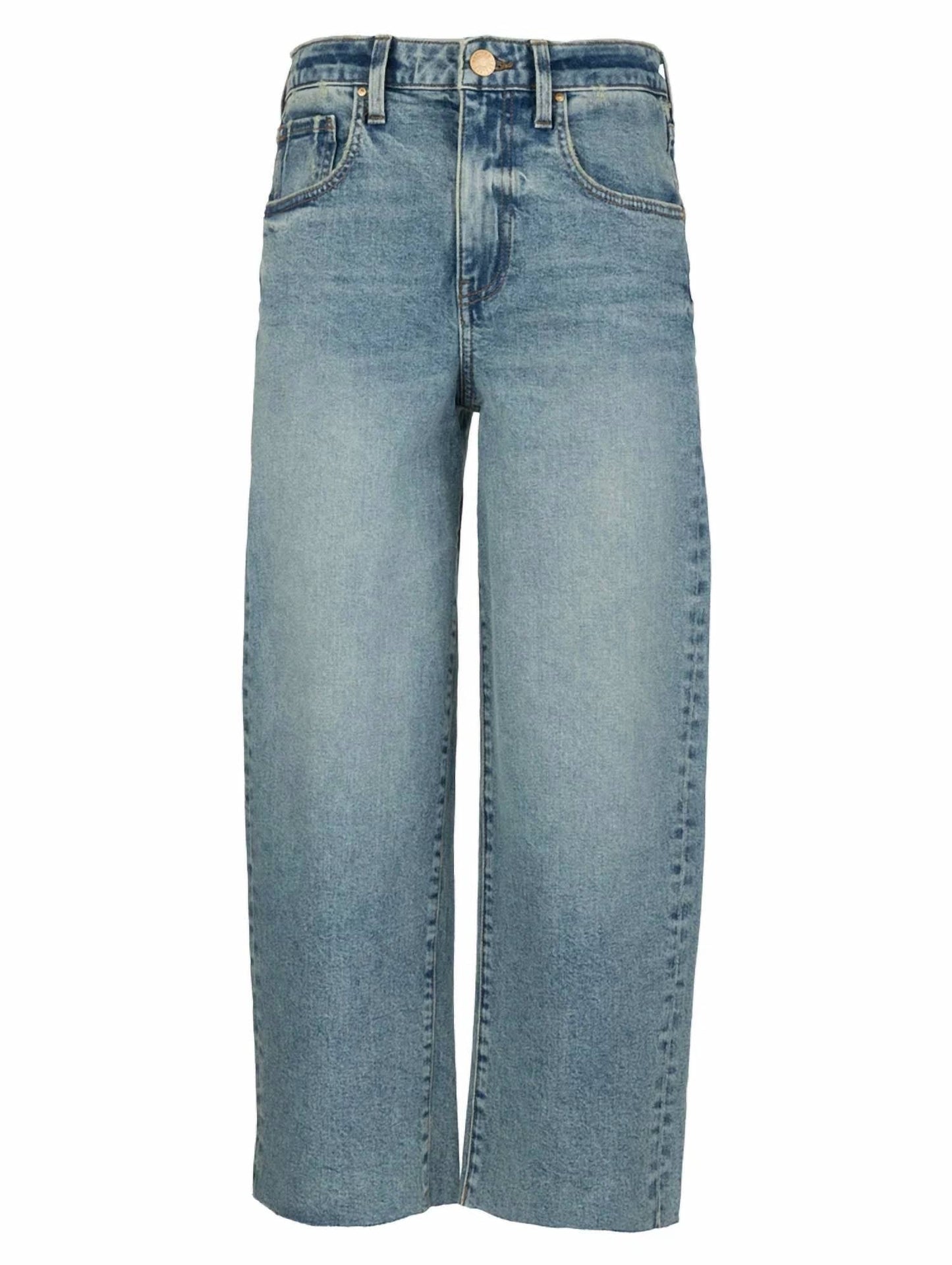Kut From The Kloth - Gwen High Rise Wide Leg Slouchy Raw Hem Jeans