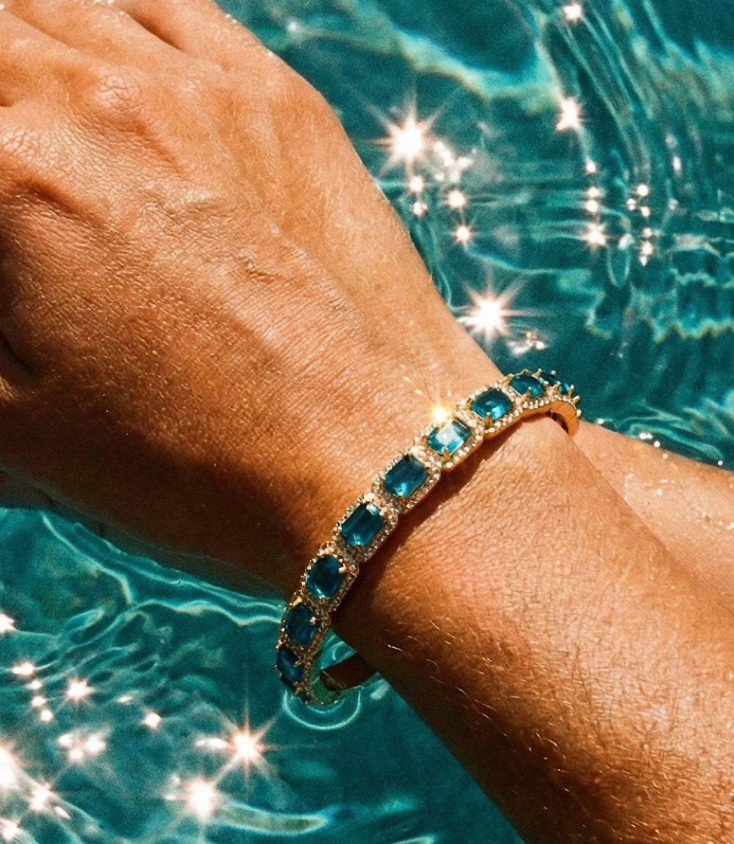 Marlyn Schiff - Women's Gemstone Cuff Bracelet