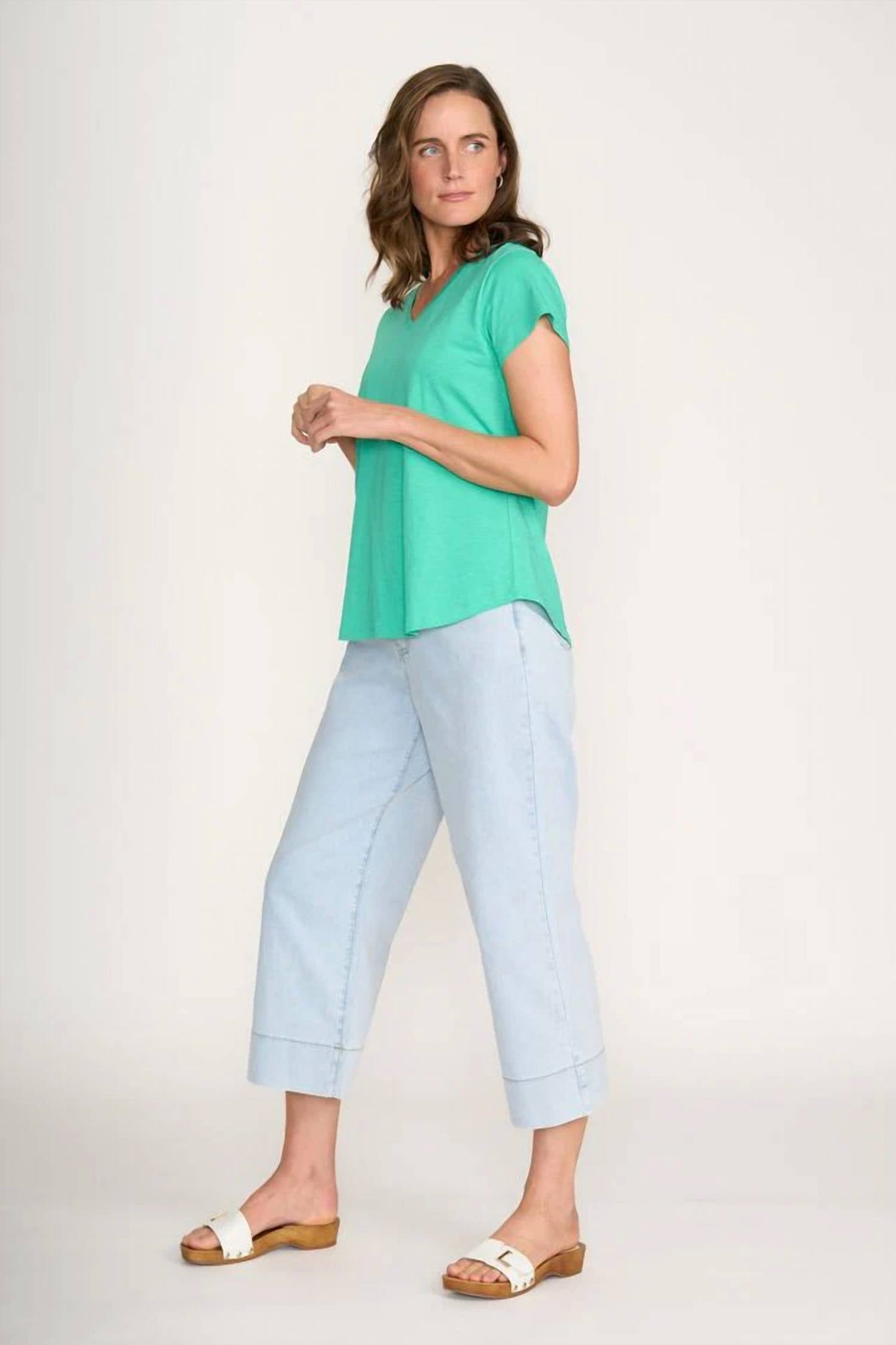 Foil - Short Sleeved V-neck Tee