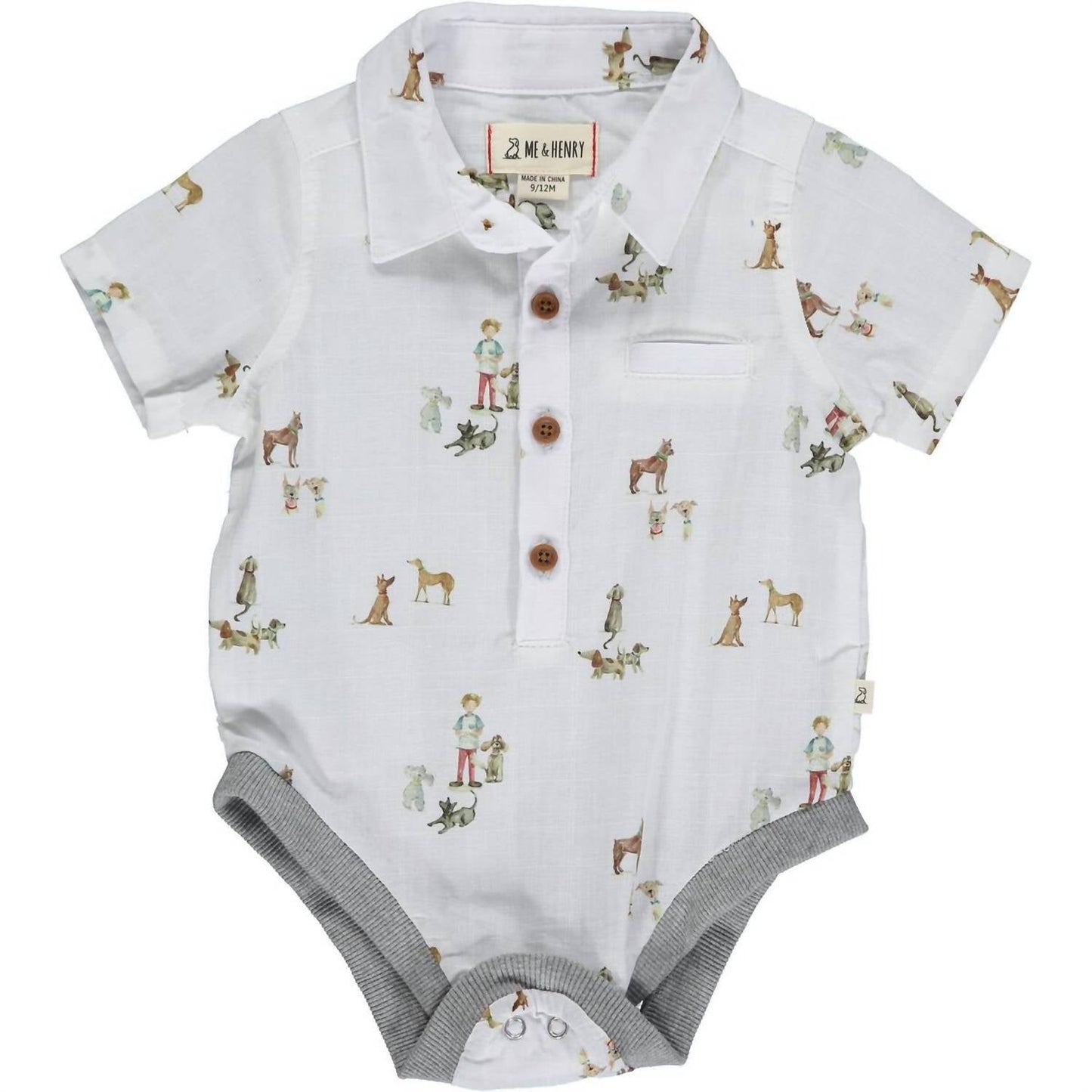 Me & Henry - Baby Boys Henry Onesie