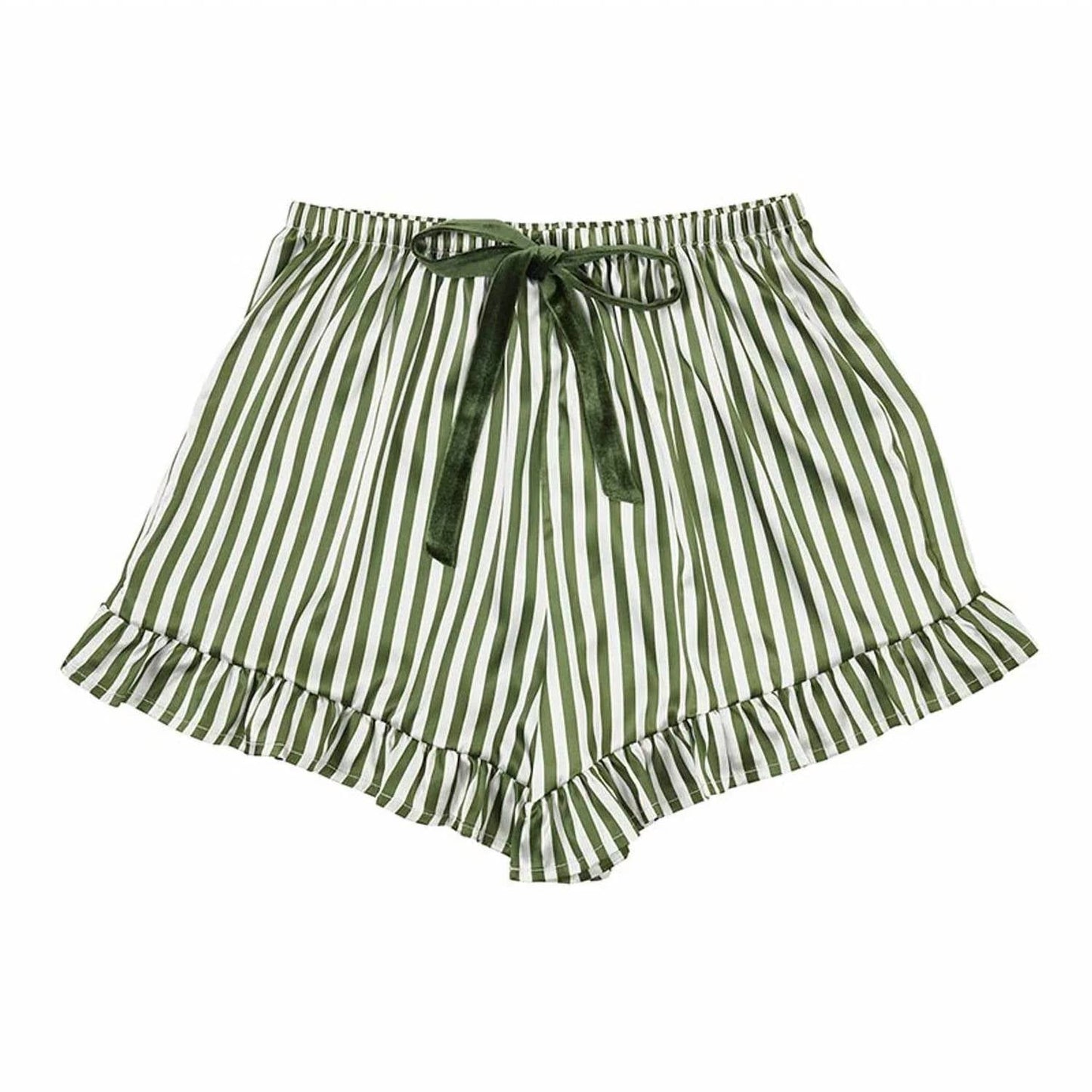 Bella Sleep + Spa - Women's Button Up Top And Pajama Short Set