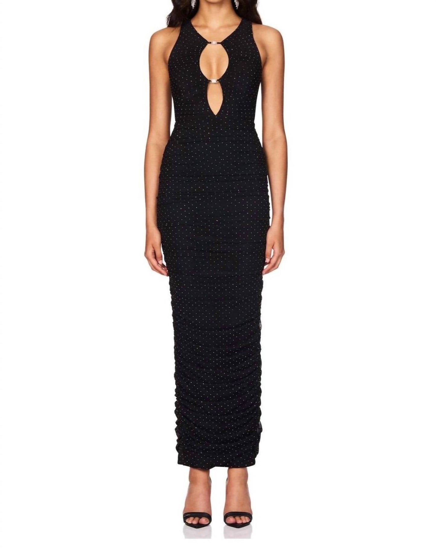 Nookie - Crystal Halter Maxi Dress