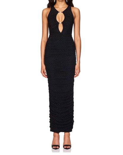 Nookie - Crystal Halter Maxi Dress
