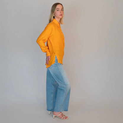 Alysi - Long Sleeve Silk Blouse