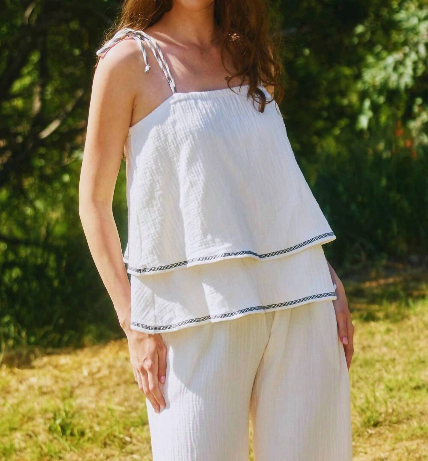 Bucketlist - Cotton Gauze Top