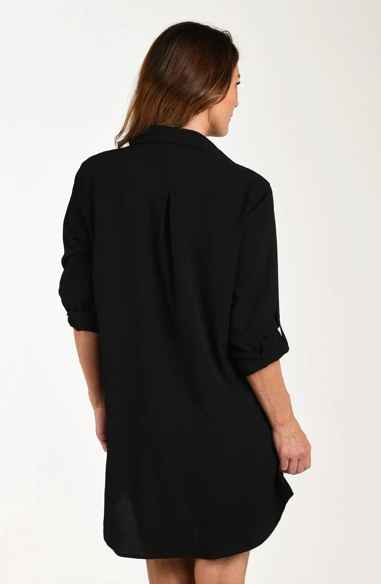 Maxine Of Hollywood - Woven Covers Button Down Tunic