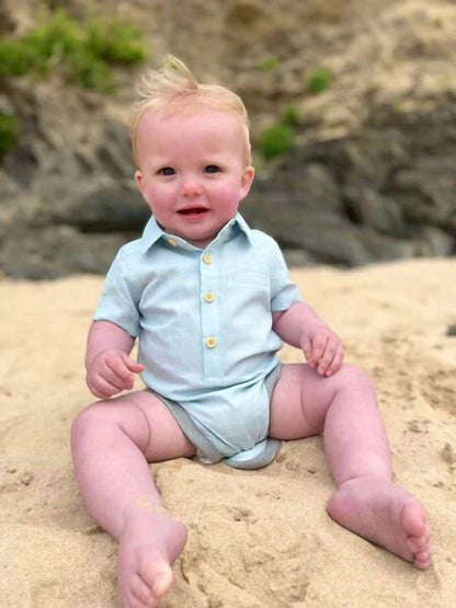 Boy's Helford Woven Onesie