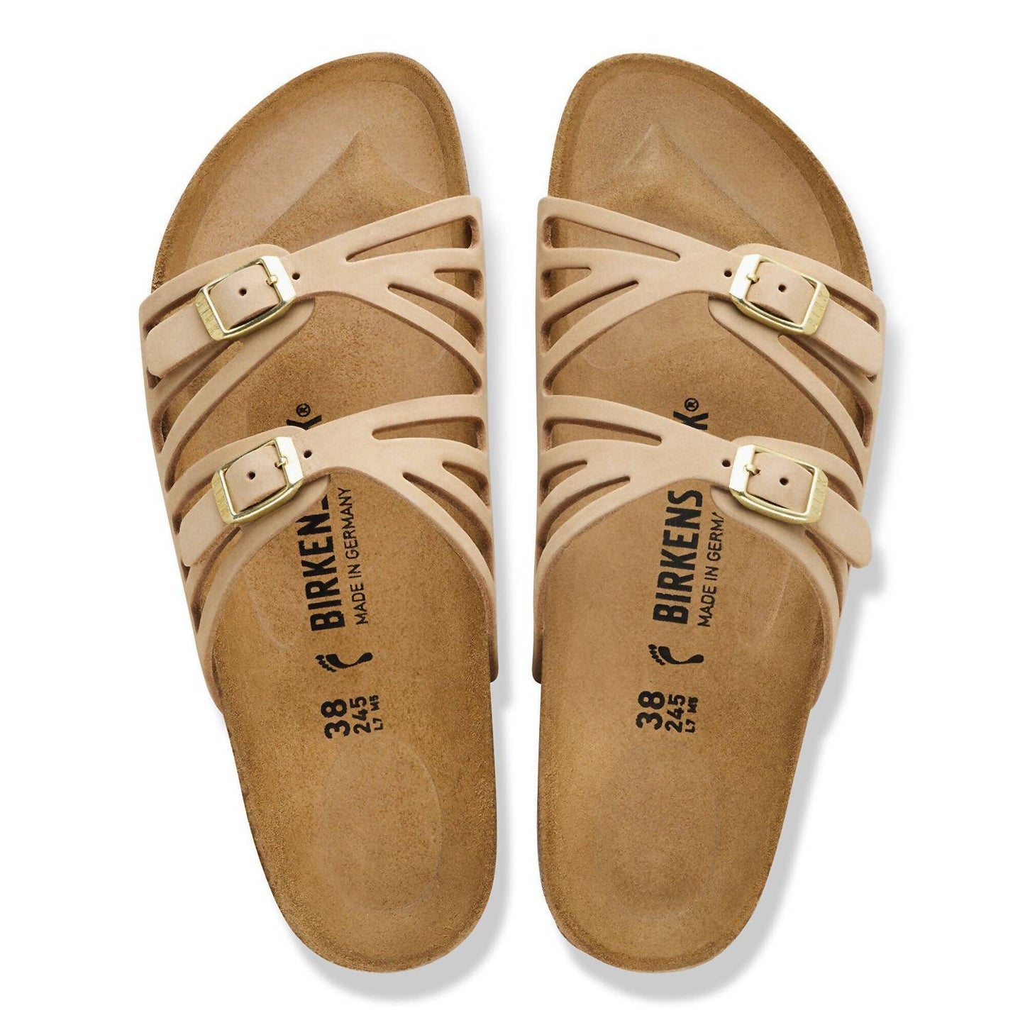 Birkenstock - Women's Granada Nubuck Slide Sandals