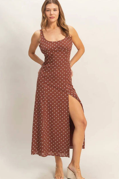 Hyfve - Dotty Delight Linen Dress