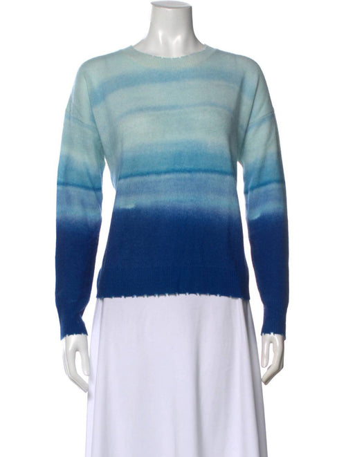 Autumn Cashmere - Women's Gradient Distress Crew Sweater